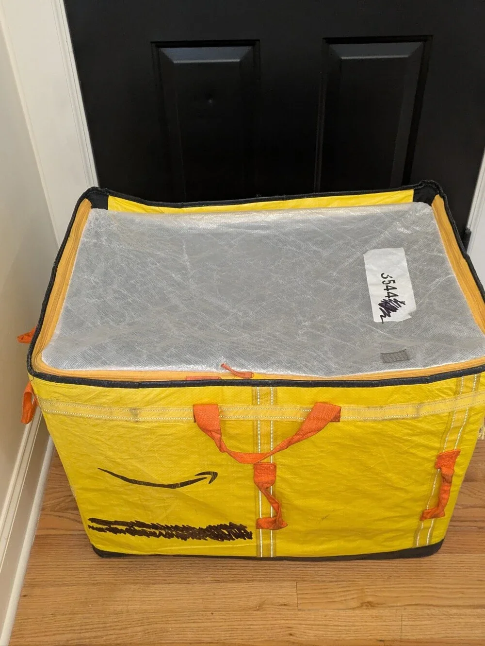 Giant zippered tote bag, xl storage bag